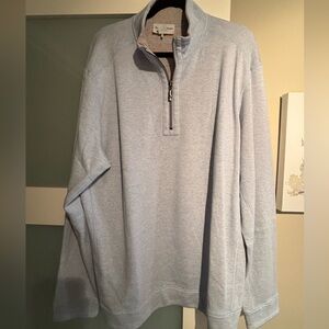 Tommy Bahama Light Blue Zip-Up Sweatshirt